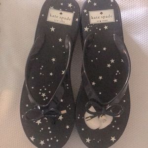 Gorgeous Starry Night Kate Spade Flip Flops